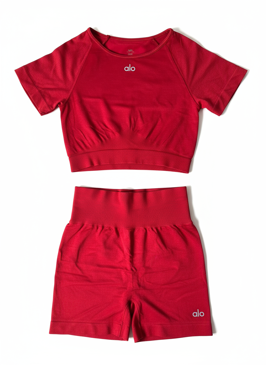 Conjunto Short Inspo Alo Push Up
